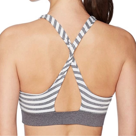 SPLENDID. Striped, Twist Front Sports Bra. Size L. - Picture 3 of 7